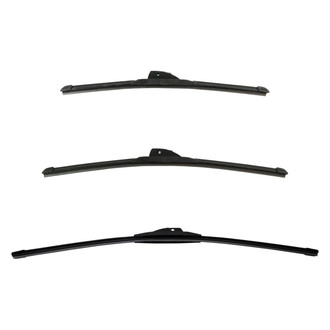 DIY Solutions® - Driver (24"), Passenger Side (20") and Rear (17") Black Wiper Blade Set