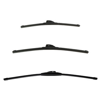DIY Solutions® - Driver (24"), Passenger Side (20") and Rear (18") Black Wiper Blade Set