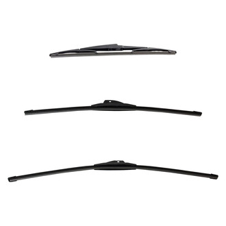 DIY Solutions® - Driver (26"), Passenger Side (21") and Rear (14") Black Wiper Blade Set
