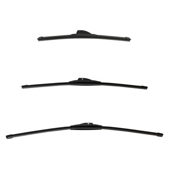DIY Solutions® - Driver (26"), Passenger Side (21") and Rear (16") Black Wiper Blade Set
