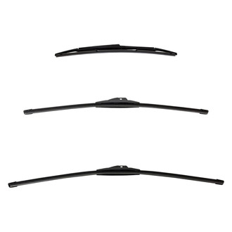 DIY Solutions® - Driver (26"), Passenger Side (22") and Rear (16") Black Wiper Blade Set