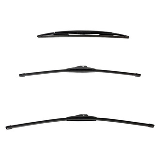 DIY Solutions® - Driver (26"), Passenger Side (22") and Rear (16") Black Wiper Blade Set