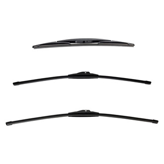 DIY Solutions® - Driver (26"), Passenger Side (24") and Rear (14") Black Wiper Blade Set