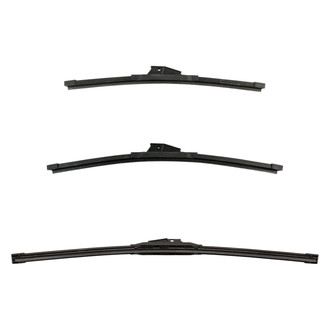 DIY Solutions® - Driver (21"), Passenger Side (18") and Rear (15") Black Wiper Blade Set