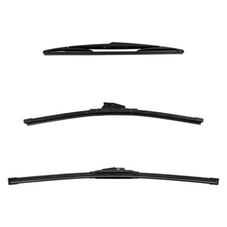 DIY Solutions® - Driver (21"), Passenger Side (19") and Rear (14") Black Wiper Blade Set
