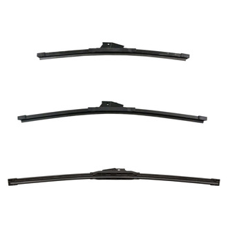 DIY Solutions® - Driver (21"), Passenger Side (20") and Rear (16") Black Wiper Blade Set