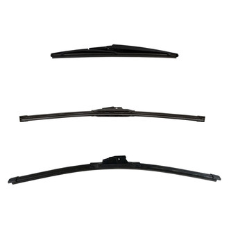 DIY Solutions® - Driver (22"), Passenger Side (21") and Rear (12") Black Wiper Blade Set