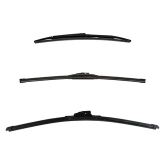 DIY Solutions® - Driver (22"), Passenger Side (21") and Rear (16") Black Wiper Blade Set
