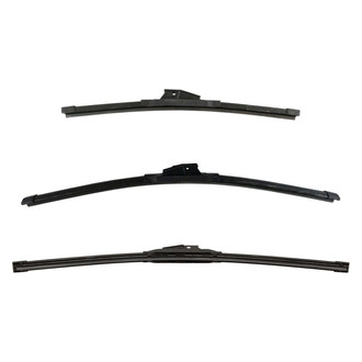 DIY Solutions® - Driver (22"), Passenger Side (21") and Rear (15") Black Wiper Blade Set