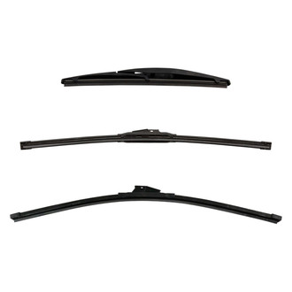 DIY Solutions® - Driver (24"), Passenger Side (21") and Rear (10") Black Wiper Blade Set