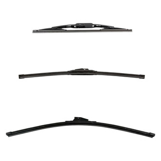 DIY Solutions® - Driver (24"), Passenger Side (21") and Rear (13") Black Wiper Blade Set
