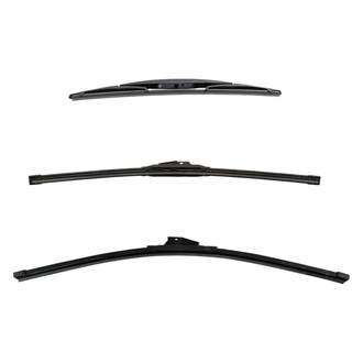 DIY Solutions® - Driver (24"), Passenger Side (21") and Rear (14") Black Wiper Blade Set