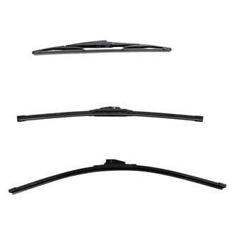 DIY Solutions® - Driver (26"), Passenger Side (21") and Rear (14") Black Wiper Blade Set