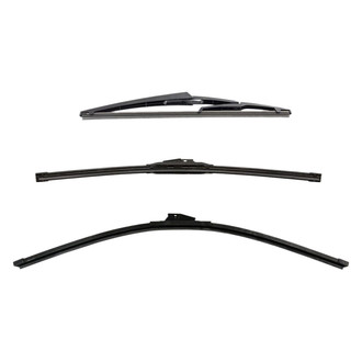 DIY Solutions® - Driver (28"), Passenger Side (21") and Rear (12") Black Wiper Blade Set