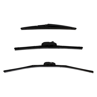 DIY Solutions® - Driver (24"), Passenger Side (14") and Rear (12") Black Wiper Blade Set