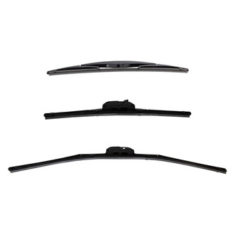 DIY Solutions® - Driver (24"), Passenger Side (14") and Rear (14") Black Wiper Blade Set
