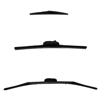 DIY Solutions® - Driver (26"), Passenger Side (14") and Rear (12") Black Wiper Blade Set
