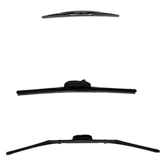 DIY Solutions® - Driver (28"), Passenger Side (14") and Rear (14") Black Wiper Blade Set