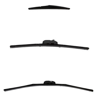 DIY Solutions® - Driver (24"), Passenger Side (16") and Rear (12") Black Wiper Blade Set