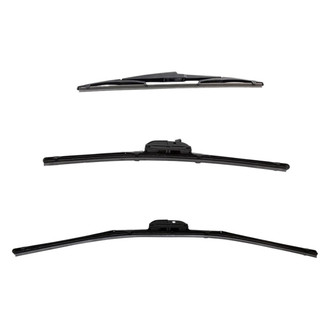 DIY Solutions® - Driver (24"), Passenger Side (16") and Rear (14") Black Wiper Blade Set