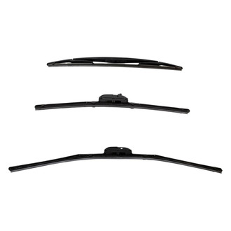 DIY Solutions® - Driver (24"), Passenger Side (16") and Rear (16") Black Wiper Blade Set