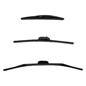 DIY Solutions® - Driver (26"), Passenger Side (16") and Rear (10") Black Wiper Blade Set