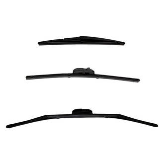 DIY Solutions® - Driver (26"), Passenger Side (16") and Rear (12") Black Wiper Blade Set