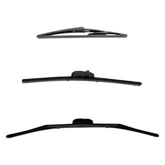 DIY Solutions® - Driver (26"), Passenger Side (16") and Rear (12") Black Wiper Blade Set