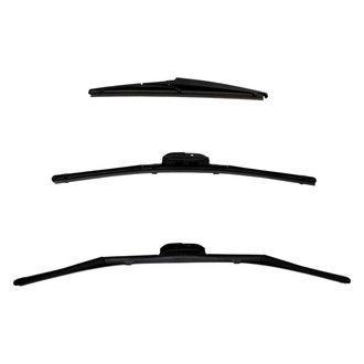DIY Solutions® - Driver (26"), Passenger Side (17") and Rear (11") Black Wiper Blade Set