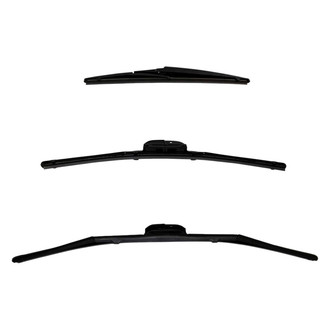 DIY Solutions® - Driver (26"), Passenger Side (17") and Rear (12") Black Wiper Blade Set