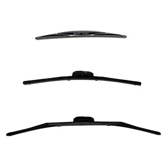 DIY Solutions® - Driver (26"), Passenger Side (17") and Rear (14") Black Wiper Blade Set
