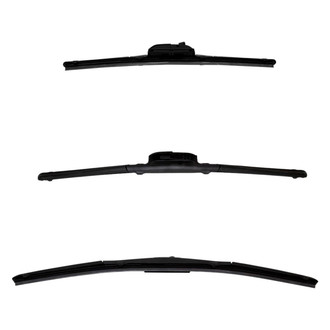 DIY Solutions® - Driver (20"), Passenger Side (18") and Rear (14") Black Wiper Blade Set