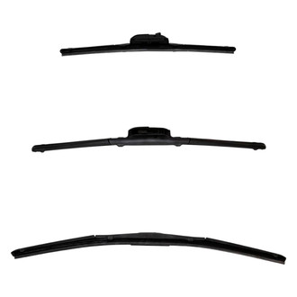 DIY Solutions® - Driver (21"), Passenger Side (18") and Rear (14") Black Wiper Blade Set