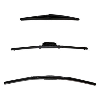 DIY Solutions® - Driver (22"), Passenger Side (18") and Rear (12") Black Wiper Blade Set