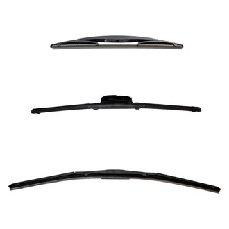 DIY Solutions® - Driver (22"), Passenger Side (18") and Rear (12") Black Wiper Blade Set