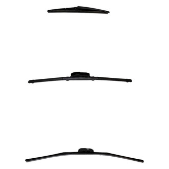 DIY Solutions® - Driver (24"), Passenger Side (18") and Rear (11") Black Wiper Blade Set