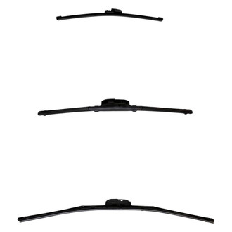 DIY Solutions® - Driver (24"), Passenger Side (18") and Rear (11") Black Wiper Blade Set