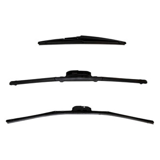 DIY Solutions® - Driver (24"), Passenger Side (18") and Rear (12") Black Wiper Blade Set
