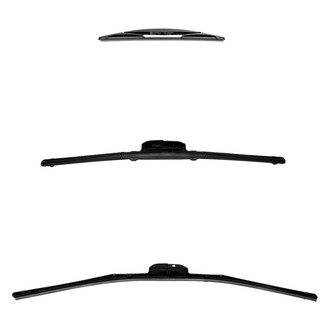 DIY Solutions® - Driver (24"), Passenger Side (18") and Rear (12") Black Wiper Blade Set