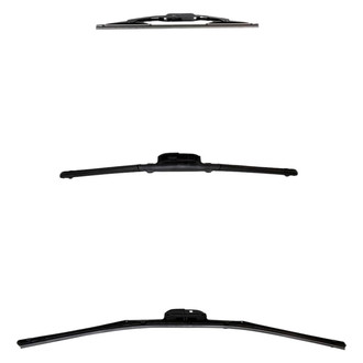 DIY Solutions® - Driver (24"), Passenger Side (18") and Rear (13") Black Wiper Blade Set
