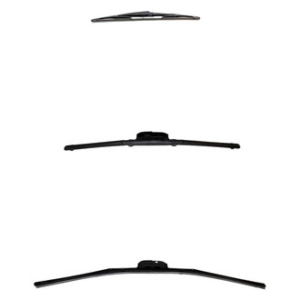 DIY Solutions® - Driver (24"), Passenger Side (18") and Rear (14") Black Wiper Blade Set