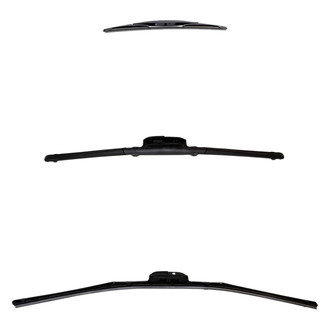 DIY Solutions® - Driver (24"), Passenger Side (18") and Rear (14") Black Wiper Blade Set