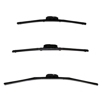 DIY Solutions® - Driver (24"), Passenger Side (18") and Rear (17") Black Wiper Blade Set