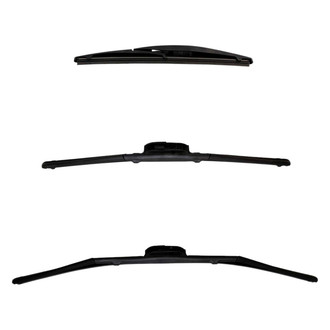 DIY Solutions® - Driver (26"), Passenger Side (18") and Rear (10") Black Wiper Blade Set