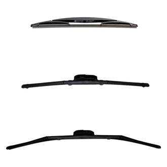 DIY Solutions® - Driver (26"), Passenger Side (18") and Rear (12") Black Wiper Blade Set