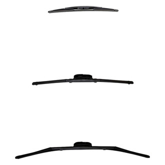 DIY Solutions® - Driver (26"), Passenger Side (18") and Rear (14") Black Wiper Blade Set