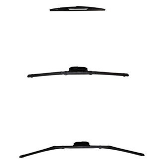 DIY Solutions® - Driver (28"), Passenger Side (18") and Rear (14") Black Wiper Blade Set