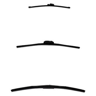 DIY Solutions® - Driver (19"), Passenger Side (20") and Rear (11") Black Wiper Blade Set