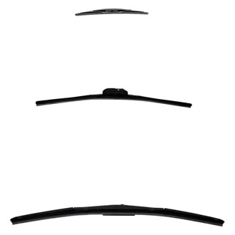 DIY Solutions® - Driver (20"), Passenger Side (19") and Rear (14") Black Wiper Blade Set