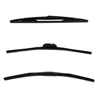DIY Solutions® - Driver (21"), Passenger Side (19") and Rear (14") Black Wiper Blade Set